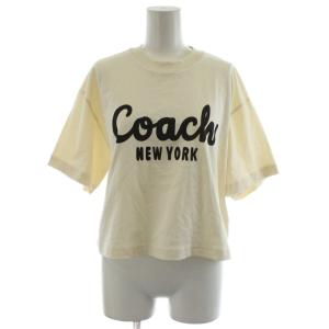 Tシャツ カットソー 半袖 ロゴ XS ベージュ CP778 /AN57
