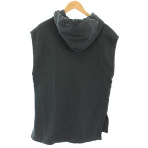 STUSSY プルオーバーパーカー ノースリーブ M 緑 グリーン /TK