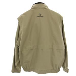 MUNSINGWEAR Grand Slam ジャケット ブルゾン ジャンパー ゴルフウェア ジップアップ L ベージュ /HN