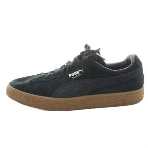 SUEDE スニーカー スエード ローカット US9 27cm 黒 ブラック 36255103 /KU
