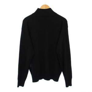 Traditional Weatherwear ニット セーター スタンドカラー ハーフジップ 長袖 M 黒 /KH