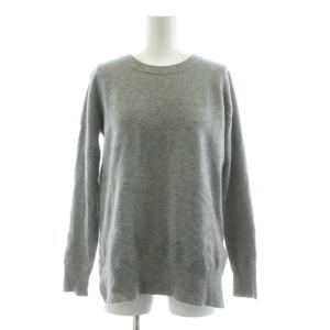 ニット 長袖 ウール グレー /KU