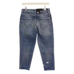 A/X ARMANI EXCHANGE デニムパンツ ジーンズ ダメージ加工 ボーイフレンド クロップド 27 青 /YM