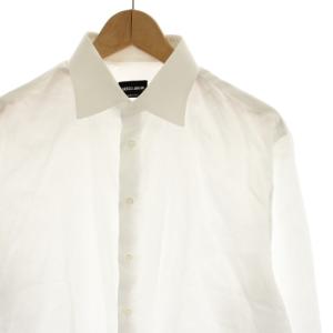GIORGIO ARMANI LUXURY カジュアルシャツ 長袖 42 白 ホワイト 8WGCCZMRTZ069 /HN