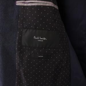 PAUL SMITH テーラードジャケット ブレザー アウター シングル 総裏地 ウール L グレー /BB