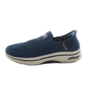 GO WALK Archfit ゴーウォークアーチフィット スリッポン スニーカー シューズ US9 紺