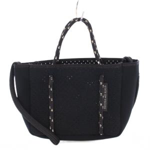 2WAY ハンドバッグ ショルダーバッグ ワンカラー 黒 ブラック /BB