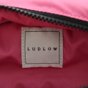 LUDLOW Quilted belt bag ショルダーバッグ 中綿 ナイロン マルチカラー ピンク オレンジ 水色