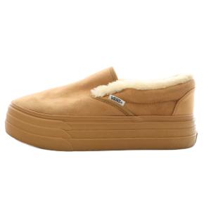 スリッポン シューズ ボア 24.5cm ベージュ 634455-0002 /AN12