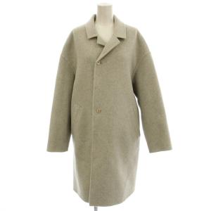 22AW ウールカシミヤダブルフェイス チェスターコート F グレー 23-08-24-08301