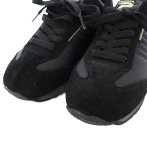 PATRICK マラソン MARATHON スニーカー スエード 38 黒 94601 /TK