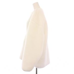 HYKE FAUX SHEARING JACKET フォーシャーリングジャケット フリースジャケット ボア 1 白