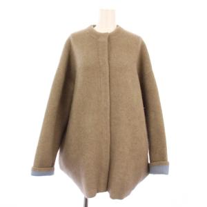 CN RACCOON MIX W CARDIGAN コクーンニットカーディガン 長袖 ロング 2 ベージュ