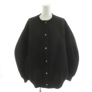 24AW ウォッシャブルバナナスリーブカーディガン 黒 ブラック 24080400365230 /AN64