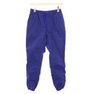 ストレッチイージースリムパンツ ジョガー ジップフライ ワンカラー 1 青 ブルー WM1871417