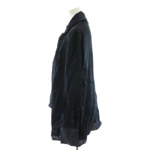 theory luxe 25SS COUDREY JACQUELINE シャツ ブラウス ボウタイ 長袖 40 紺 ネイビー 5108290