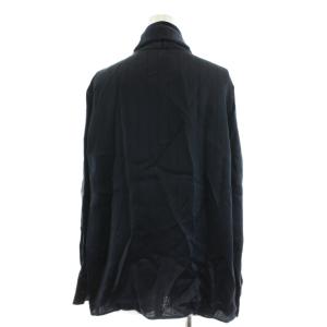 theory luxe 25SS COUDREY JACQUELINE シャツ ブラウス ボウタイ 長袖 40 紺 ネイビー 5108290