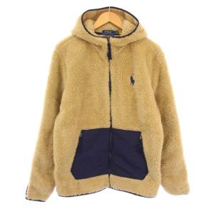 フリースジャケット ボア アウター フーディ S ベージュ /KH