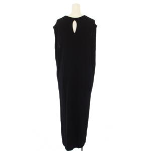 theory luxe 23SS KENSINGTON SLEY ワンピース ロング ノースリーブ 38 黒 ブラック 03-3105763