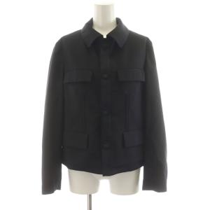 zucca セットアップ ジャケット タイトスカート ミモレ ロング M 黒 ブラック ZU41FD069  /AN70