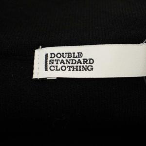 DOUBLE STANDARD CLOTHING チェリー刺繍 ビッグカーディガン F ブラック 0209-490-233