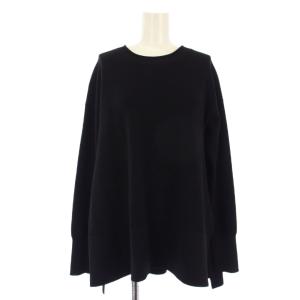 23SS CHIARO AUTORIN ニット セーター クルーネック 38 長袖 ブラック 03-3101715