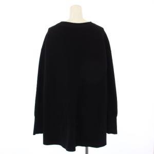 theory luxe 23SS CHIARO AUTORIN ニット セーター クルーネック 38 長袖 ブラック 03-3101715