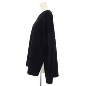theory luxe 23SS CHIARO AUTORIN ニット セーター クルーネック 38 長袖 ブラック 03-3101715