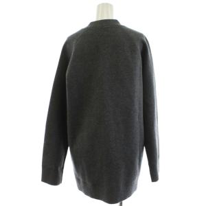 BURBERRY LONDON カーディガン アーガイルチェック S グレー ホワイト レッド