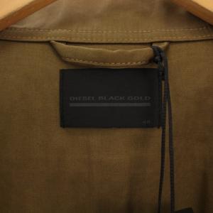 DIESEL BLACK GOLD ブルゾン ジャケット ジップアップ ハイネック 48 カーキ /BM