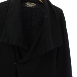 CABANE de zucca スプリングコート スウェット 春アウター M 黒 ZU52J218 /TK