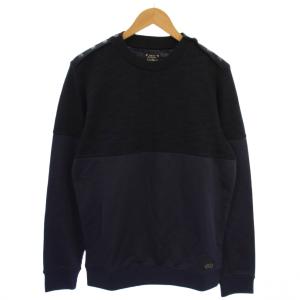 スウェット トレーナー プルオーバー 長袖 クルーネック S 紺 /BM