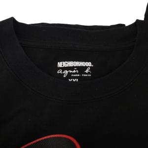 NEIGHBORHOOD アニエスベー CREWNECK LS-2 Tシャツ カットソー ロンT 長袖 XXL 黒 2527270N-CSM06S