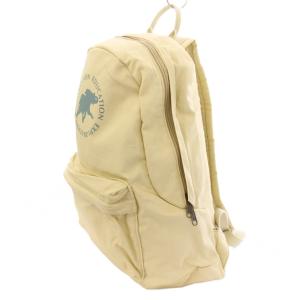 HUNTING WORLD リュックサック デイパック ロゴ プリント 黄色 イエロー タグ付き /BB