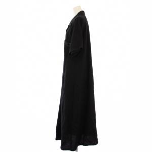 Y's ヨウジヤマモト KHADI COTTON SHIRT DRESS 1 ブラック