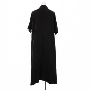 Y's ヨウジヤマモト KHADI COTTON SHIRT DRESS 1 ブラック