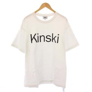 25SS KINSKI T-Shirt Tシャツ 半袖 クルーネック ロゴ プリント ストレッチ バイカラー