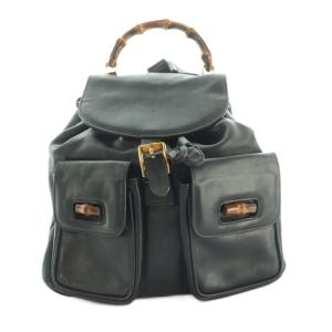 バンプーハンドルリュックサック ブラック