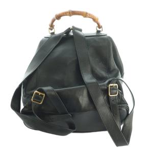 GUCCI バンプーハンドルリュックサック ブラック
