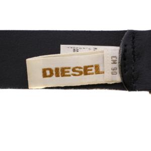 DIESEL BALLARD-SERVICE 00CPV5 ベルト 牛革 90/36 黒 /BM