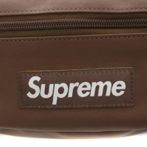 Supreme 24FW Leather Waist Bag ブラウン