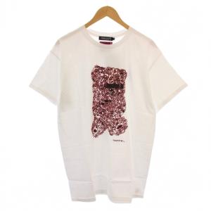 TAPPEI Tシャツ カットソー 半袖 クルーネック プリント L 白 MU2B9802 /BM