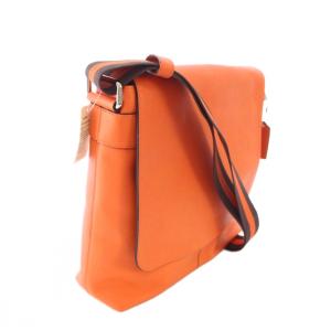 COACH チャールズ メッセンジャーバッグ ショルダーバッグ カウレザー 牛革 オレンジ F72362 /TK