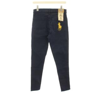 POLO RALPH LAUREN タグ付き チノパンツ デニムパンツ スキニー ビッグポニー 28 紺 ネイビー /HN
