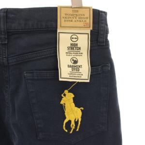 POLO RALPH LAUREN タグ付き チノパンツ デニムパンツ スキニー ビッグポニー 28 紺 ネイビー /HN