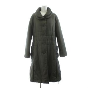 中綿コート ロング ダブルカラー 40 カーキ RHUAS-13790 /KU