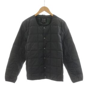 ダウンジャケット ノーカラー ナイロン アウター M グレー /AN15