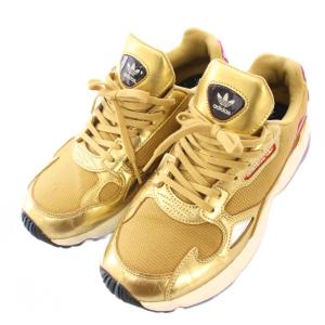 adidas Originals Falcon ファルコン ローカットスニーカー シューズ 厚底 US7 24cm ゴールドカラー CG6247