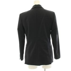 EMPORIO ARMANI シングルブレストスーツ テーラードジャケット 2B パンツ スラックス ウール 11A 紺 ネイビー 8N4V02