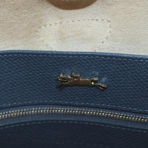 Longchamp ロゾ トートバッグ ハンドバッグ ショルダーバッグ レザー 紺 ネイビー /AN18